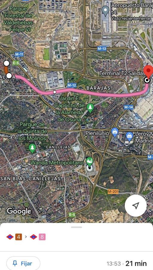 Alojamiento Entero Junto Ifema Y Aeropuerto Madrid Exteriér fotografie
